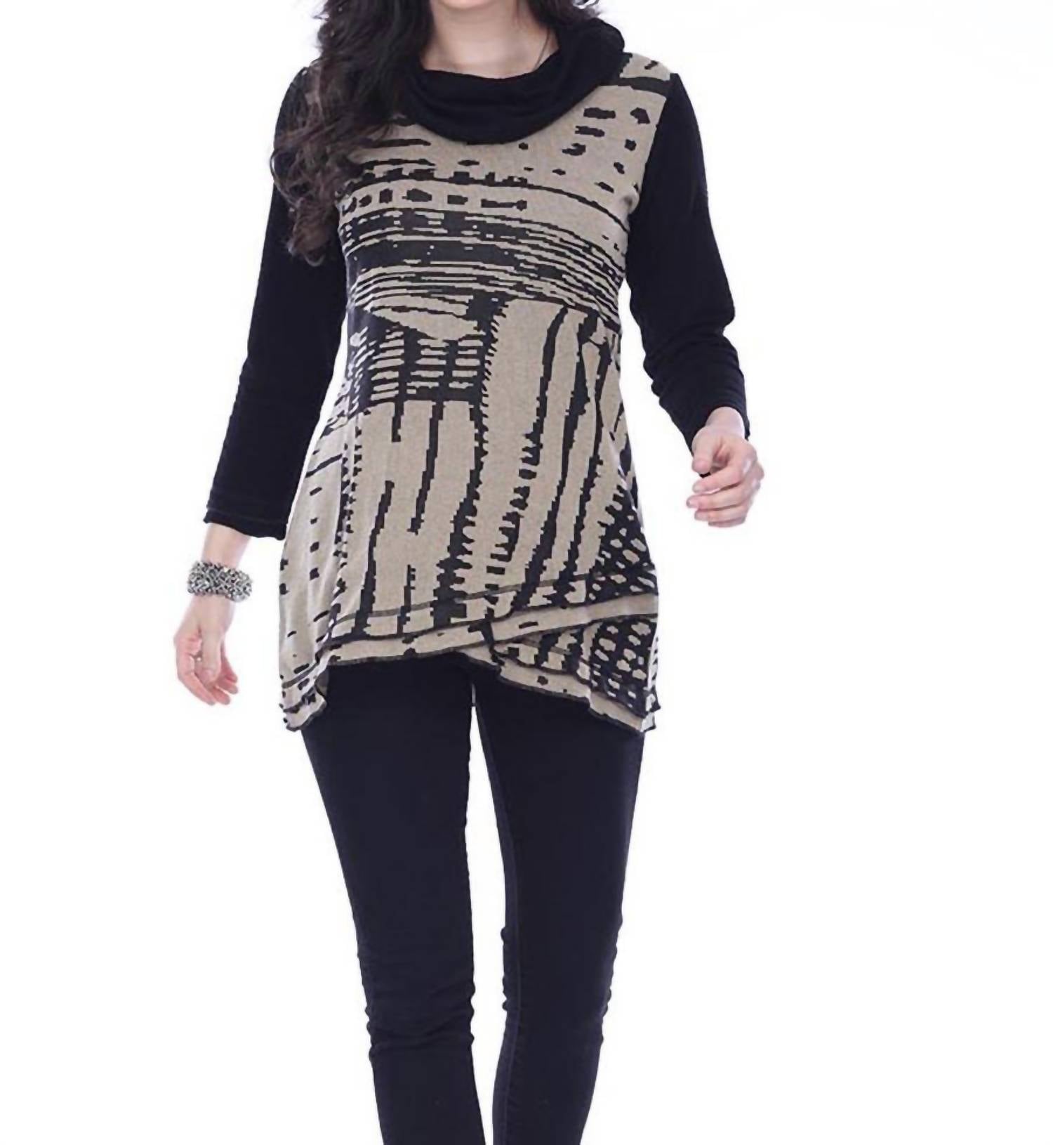 Туника Greta Crossover Cowl Neck в цвете Wheat Parsley & Sage
Туника Greta Crossover Cowl Neck в цвете Wheat Parsley & Sage