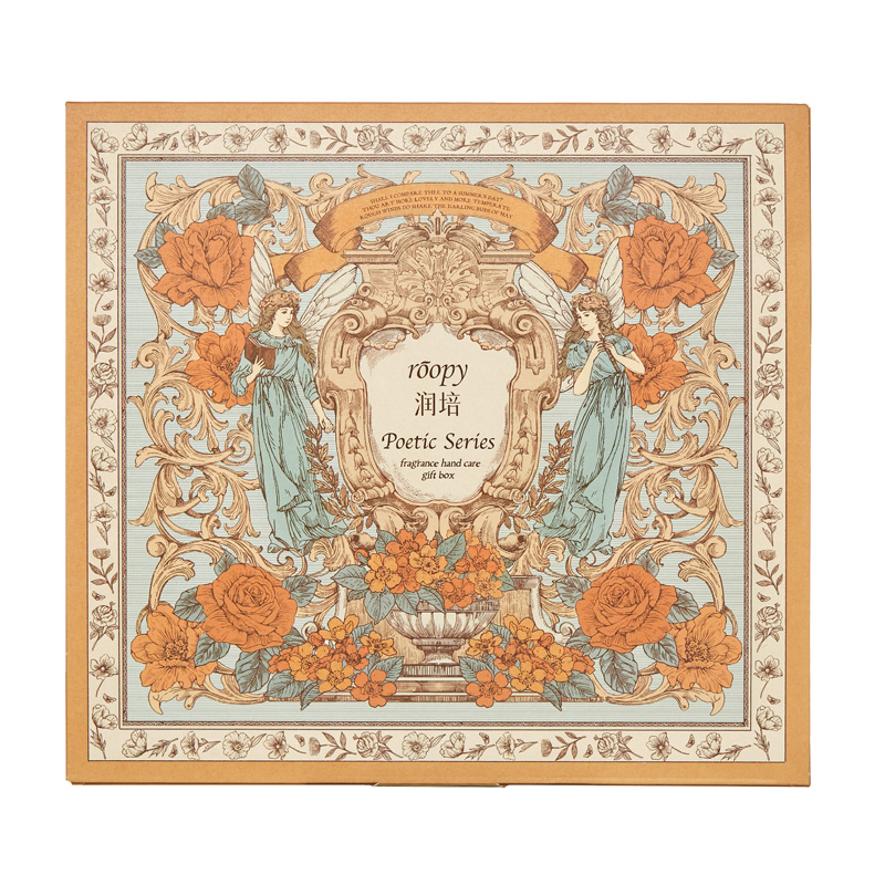 Roopy Набор кремов для рук Shi Jing Collection, 4 предмета, увлажняющий, питающий, ароматный, 75мл*2+25мл*2/коробка
Roopy Набор кремов для рук Shi Jing Collection, 4 предмета, увлажняющий, питающий, ароматный, 75мл*2+25мл*2/коробка