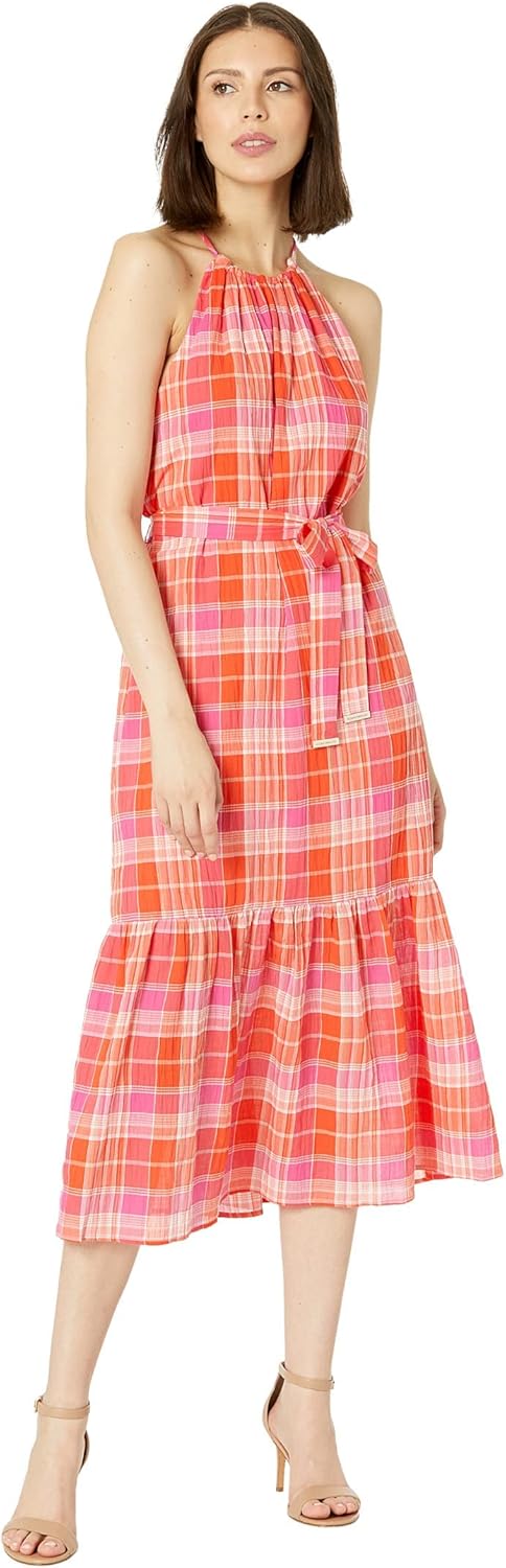 Женское платье миди с завязкой на талии и халтером от Tommy Hilfiger, Grenadine/Hot Pink
Женское платье миди с завязкой на талии и халтером от Tommy Hilfiger, Grenadine/Hot Pink