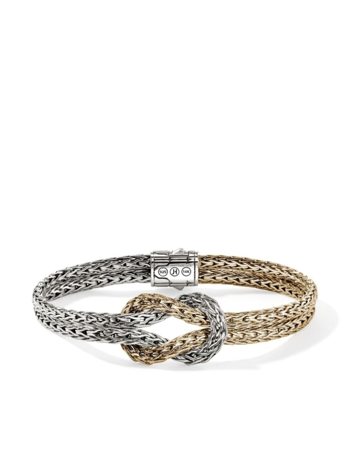 Браслет Love Knot из желтого золота 14 карат John Hardy, серебряный
Браслет Love Knot из желтого золота 14 карат John Hardy, серебряный