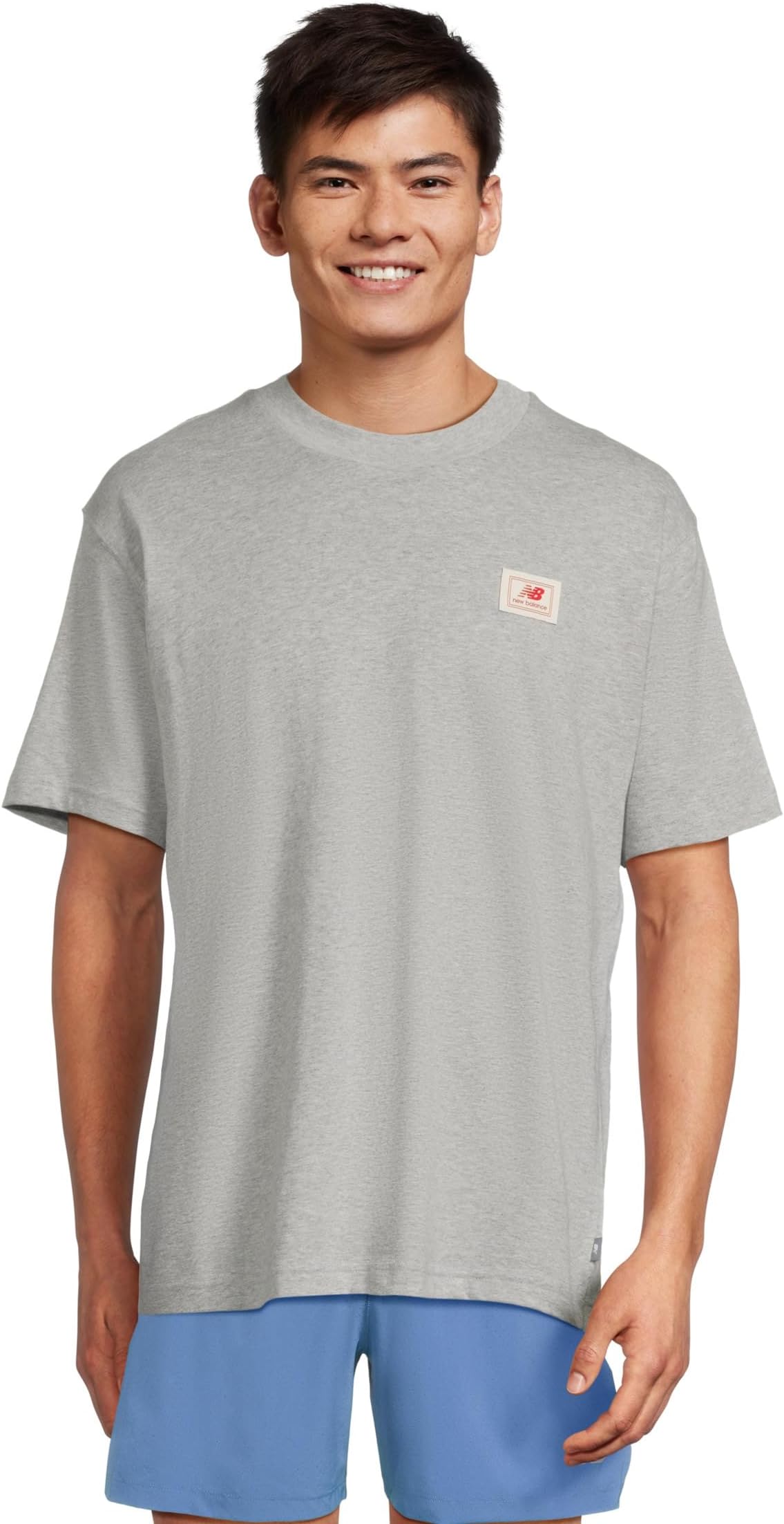 Мужская футболка с тканой этикеткой New Balance, Athletic Grey
Мужская футболка с тканой этикеткой New Balance, Athletic Grey