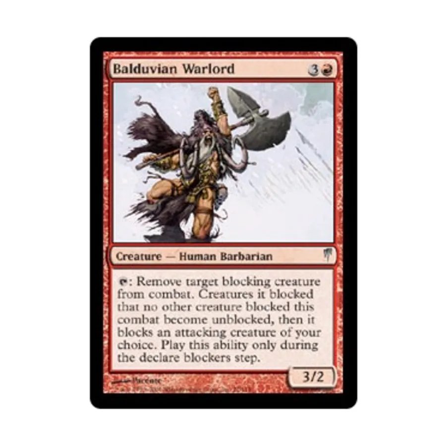 CCG Балдувианский военачальник (U), MTG - Coldsnap
CCG Балдувианский военачальник (U), MTG - Coldsnap