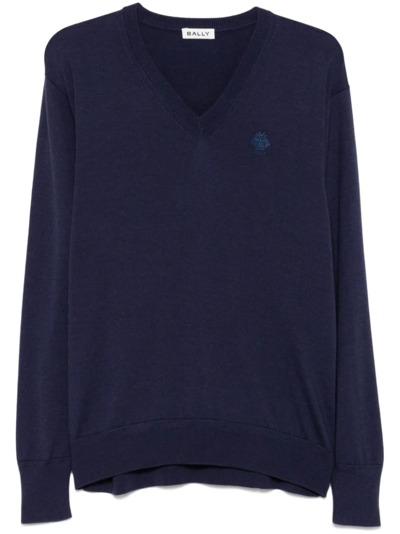Bally свитер с вышитым логотипом, синий
Bally свитер с вышитым логотипом, синий