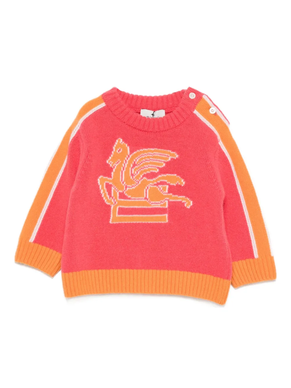 Свитер с декором Pegasus ETRO KIDS, розовый
Свитер с декором Pegasus ETRO KIDS, розовый