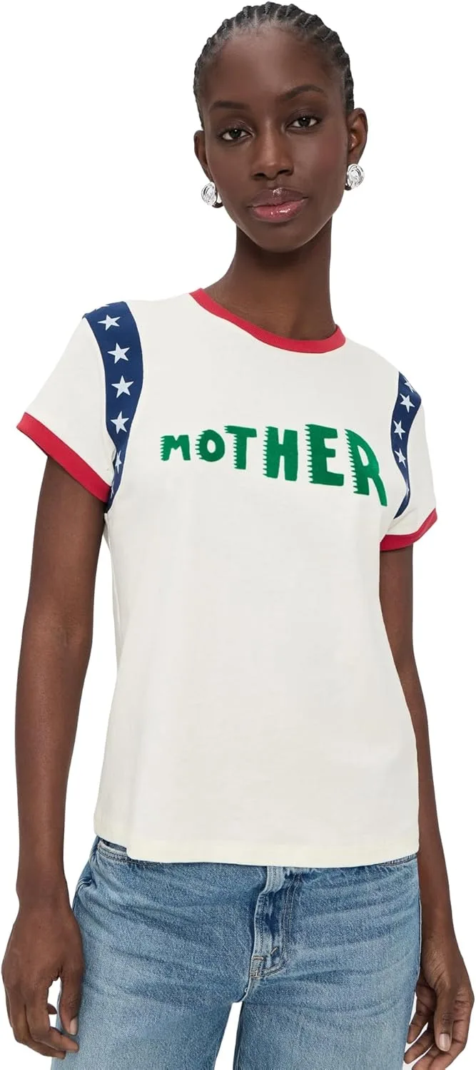 MOTHER Женская футболка The Boxy Goodie Inset
MOTHER Женская футболка The Boxy Goodie Inset