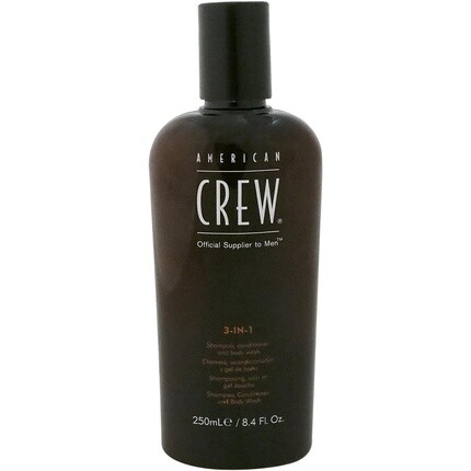 Классический шампунь, кондиционер и гель для душа 3-в-1, 250 мл, American Crew
Классический шампунь, кондиционер и гель для душа 3-в-1, 250 мл, American Crew