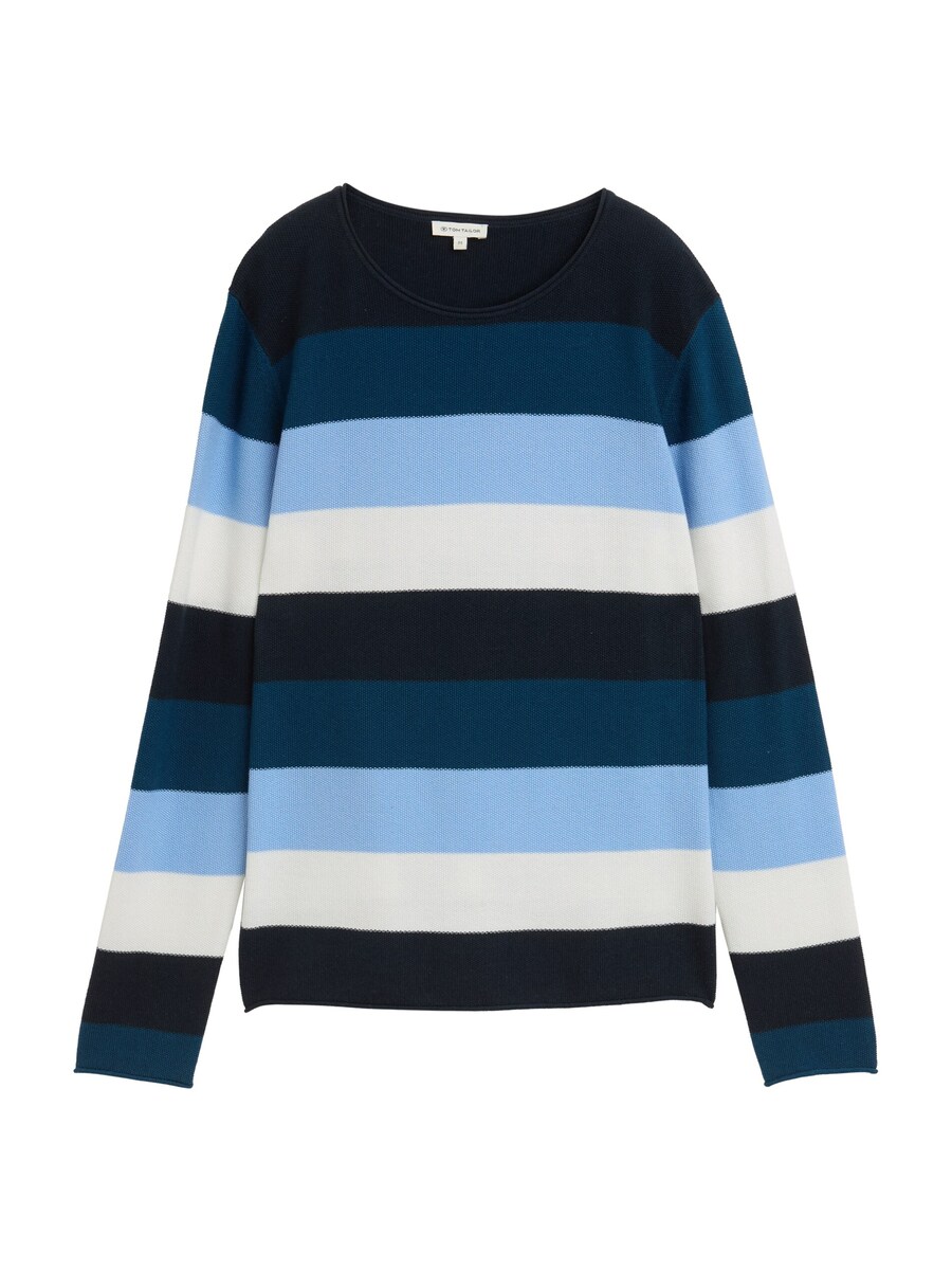 Свитер TOM TAILOR, темно-синий/светло-синий/темно-синий
Свитер TOM TAILOR, темно-синий/светло-синий/темно-синий