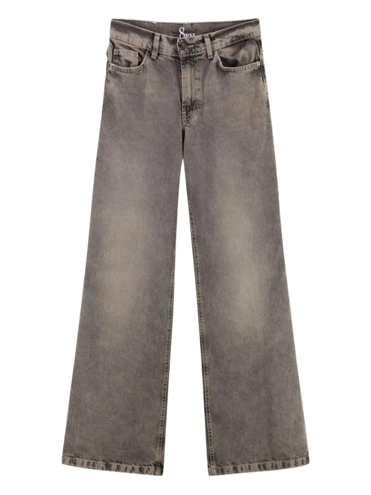 Джинсы с широкими штанинами 8pm, серый
Джинсы с широкими штанинами 8pm, серый