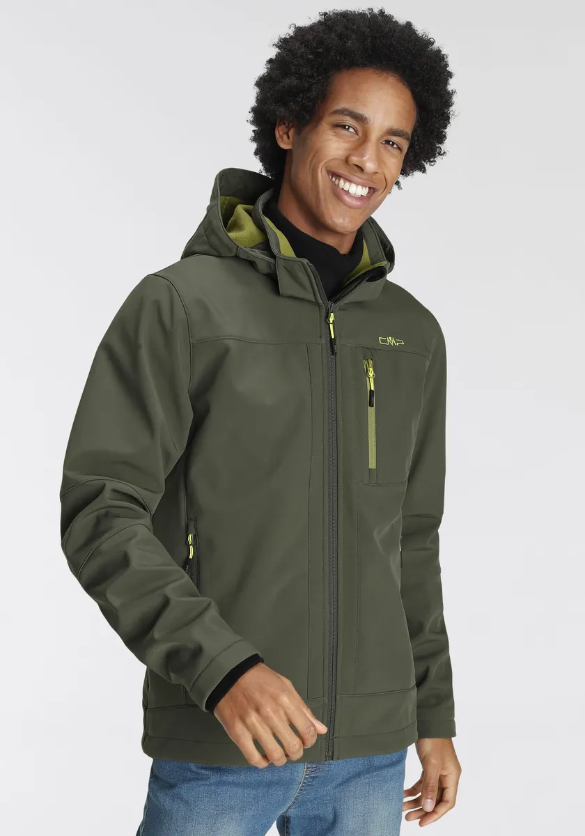Куртка CMP Softshell с капюшоном, дышащая, водоотталкивающая и ветроотталкивающая, зеленый
Куртка CMP Softshell с капюшоном, дышащая, водоотталкивающая и ветроотталкивающая, зеленый