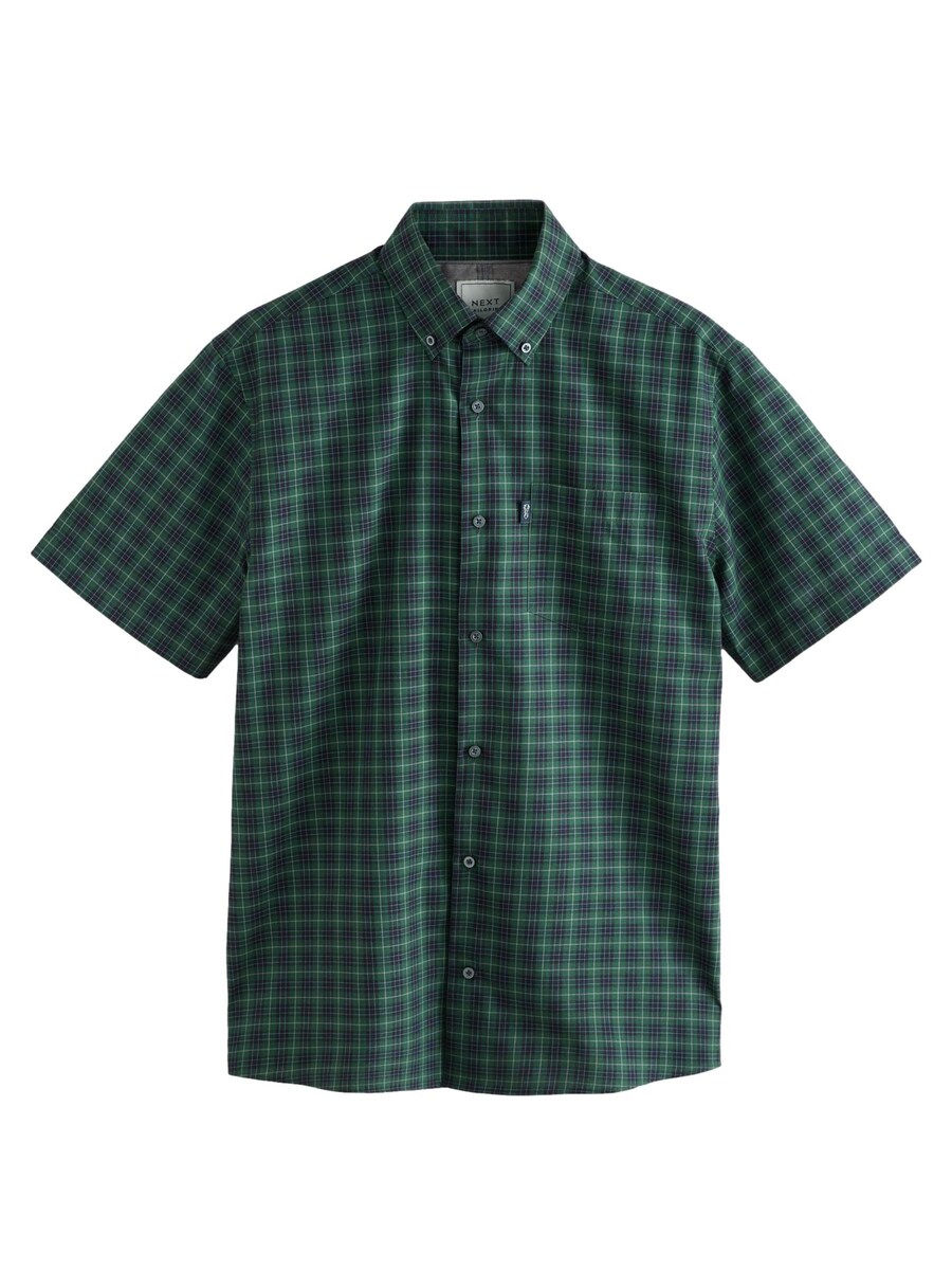 Рубашка на пуговицах классического кроя Next, изумрудный
Рубашка на пуговицах классического кроя Next, изумрудный