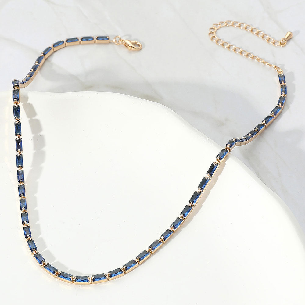 Ожерелье с прямоугольным камнем Fashnzfab, Gold, Montana Blue
Ожерелье с прямоугольным камнем Fashnzfab, Gold, Montana Blue