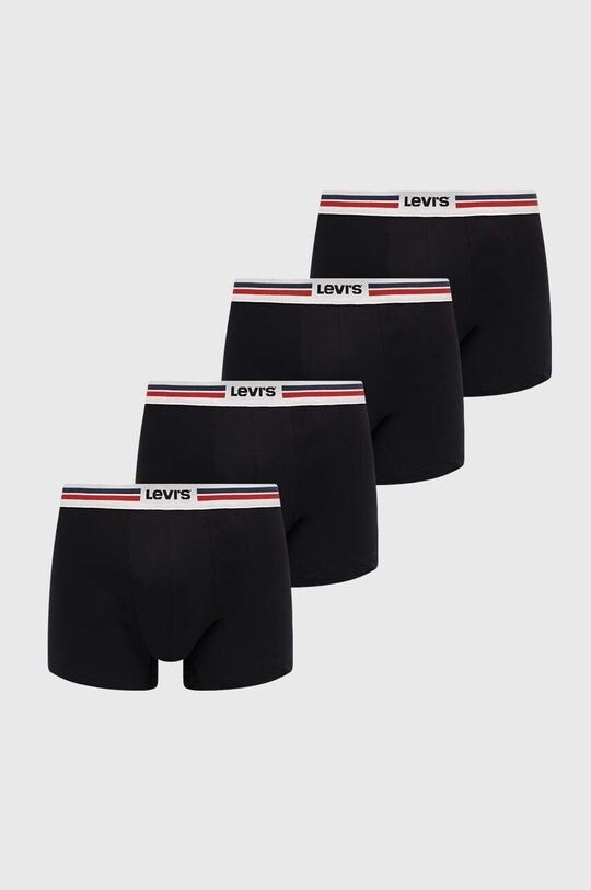 4 упаковки боксеров Levi's, черный
4 упаковки боксеров Levi's, черный
