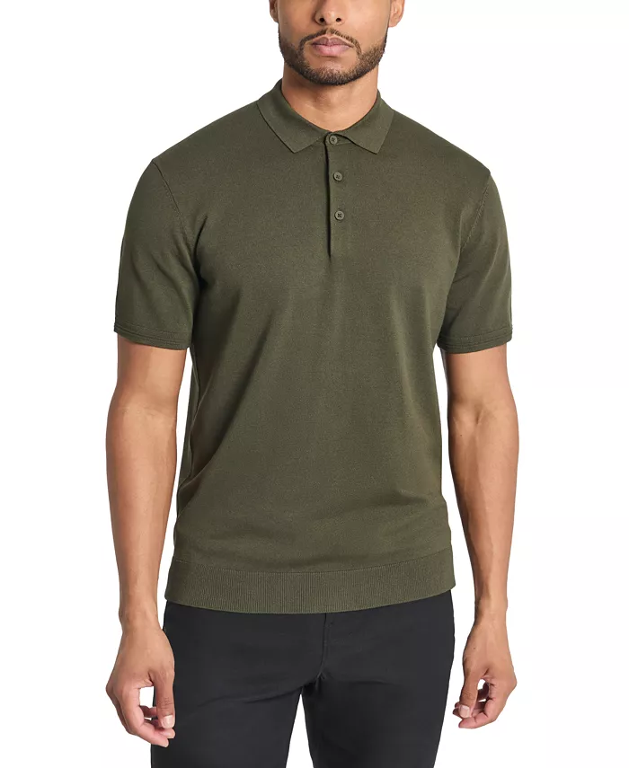 Kenneth Cole Мужская поло из трикотажа с эффектом свитера, облегающего кроя, с 4-сторонним растяжением, зеленый
Kenneth Cole Мужская поло из трикотажа с эффектом свитера, облегающего кроя, с 4-сторонним растяжением, зеленый