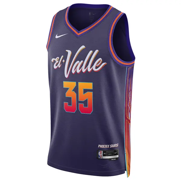 Майка Nike Dri-FIT NBA Swingman Jersey 2023/24 City Edition 'Phoenix Suns Kevin Durant', фиолетовый
Майка Nike Dri-FIT NBA Swingman Jersey 2023/24 City Edition 'Phoenix Suns Kevin Durant', фиолетовый