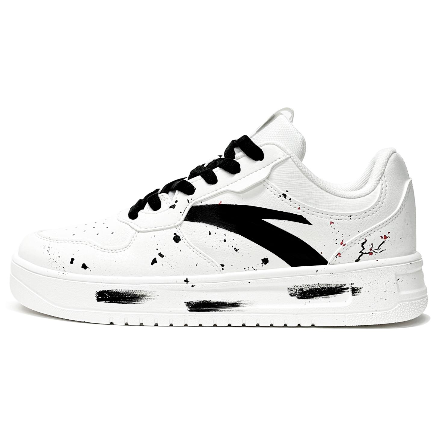 ANTA Кроссовки для скейтбординга Life Collection с противоскользящим покрытием, износостойкие, мужские, черно-белые
ANTA Кроссовки для скейтбординга Life Collection с противоскользящим покрытием, износостойкие, мужские, черно-белые