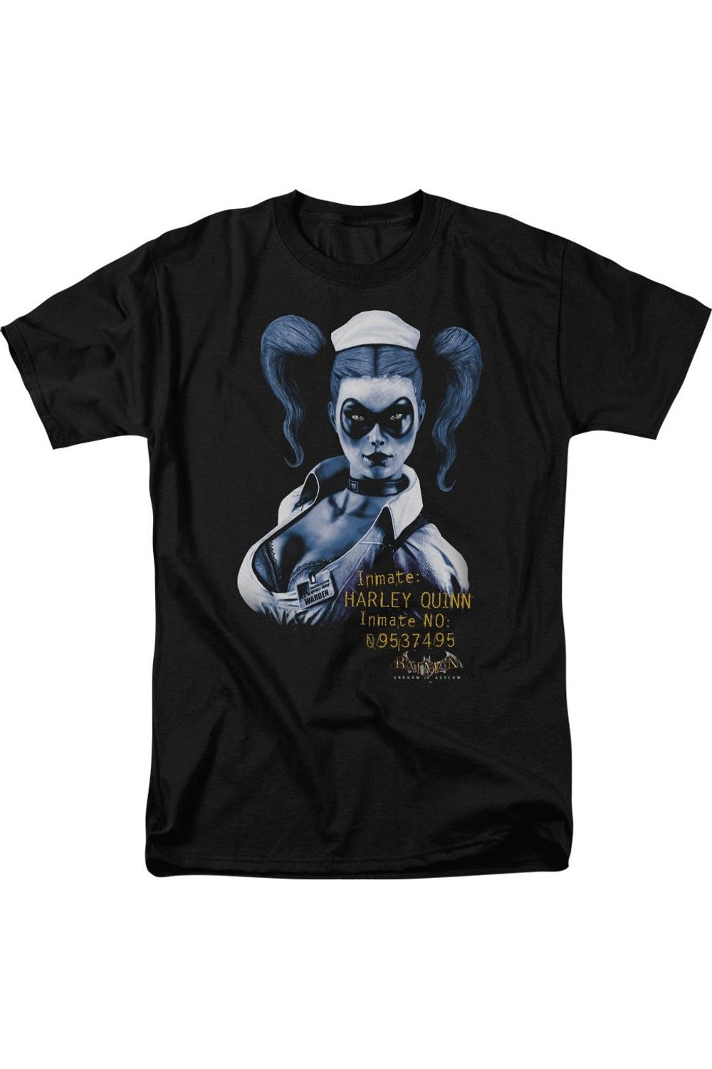 Футболка с коротким рукавом для взрослых Batman Arkham Asylum Arkham Harley Quinn Gildan, черный
Футболка с коротким рукавом для взрослых Batman Arkham Asylum Arkham Harley Quinn Gildan, черный