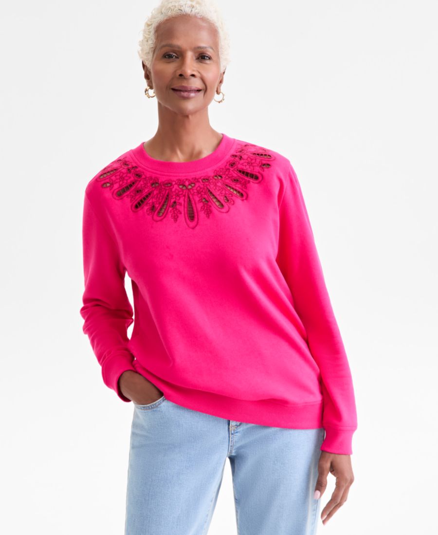 Женская толстовка с вышивкой и круглым вырезом, эксклюзивно для Macy's Style & Co, Berry Bloom
Женская толстовка с вышивкой и круглым вырезом, эксклюзивно для Macy's Style & Co, Berry Bloom