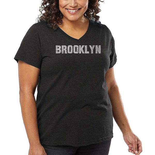 Женская футболка plus size с принтом в виде слов и V-образным вырезом - Brooklyn Neighborhoods La Pop Art, Grey, Серый, Женская футболка plus size с принтом в виде слов и V-образным вырезом - Brooklyn Neighborhoods La Pop Art, Grey
Женская футболка plus size с принтом в виде слов и V-образным вырезом - Brooklyn Neighborhoods La Pop Art, Grey, Серый, Женская футболка plus size с принтом в виде слов и V-образным вырезом - Brooklyn Neighborhoods La Pop Art, Grey