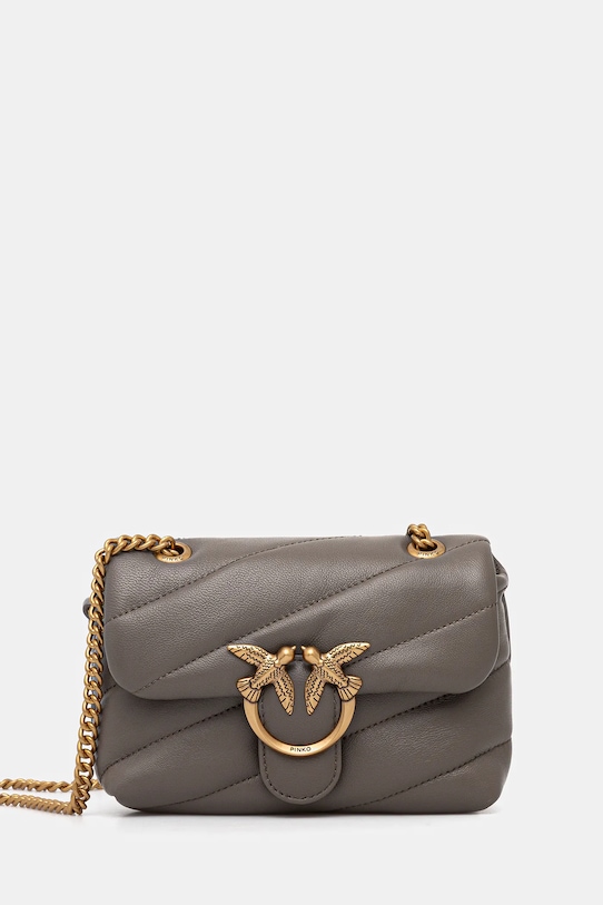 Кожаная сумка Pinko, серый
Кожаная сумка Pinko, серый