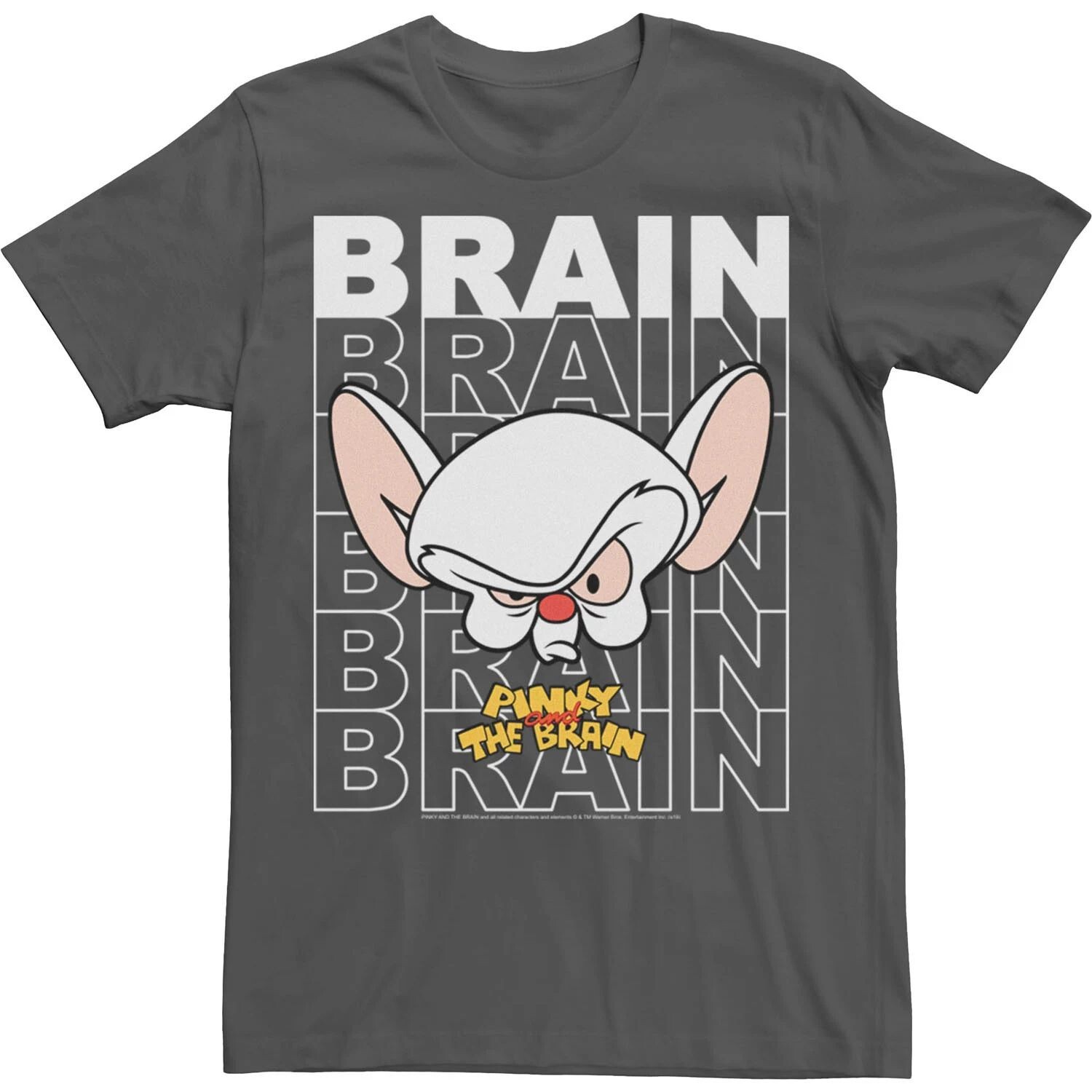 Мужская футболка Pinky And The Brain Text Stack с большим лицом Licensed Character
Мужская футболка Pinky And The Brain Text Stack с большим лицом Licensed Character
