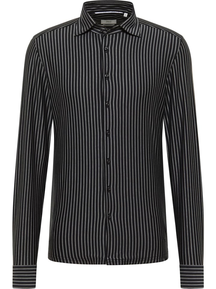 Рубашка Slim Fit антрацитового цвета Eterna
Рубашка Slim Fit антрацитового цвета Eterna