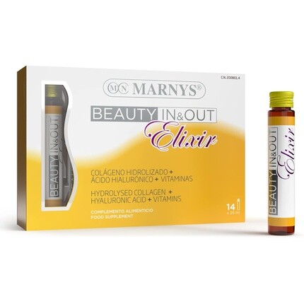 Marnys Гидратированный коллагеновый косметический напиток In & Out Elixir 25 мл Marny's
Marnys Гидратированный коллагеновый косметический напиток In & Out Elixir 25 мл Marny's