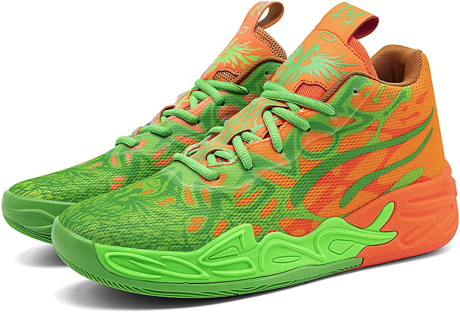 Высокие баскетбольные кроссовки Exusiai Mens, модные, дышащие, с нескользящей подошвой, для улицы, с удобной амортизацией, спортивные, оранжевый
Высокие баскетбольные кроссовки Exusiai Mens, модные, дышащие, с нескользящей подошвой, для улицы, с удобной амортизацией, спортивные, оранжевый