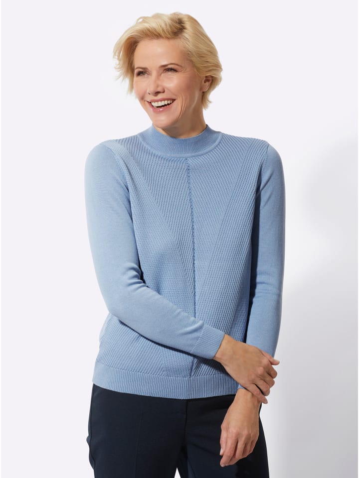 WITT WEIDEN Синий свитер со стоячим воротником
WITT WEIDEN Синий свитер со стоячим воротником