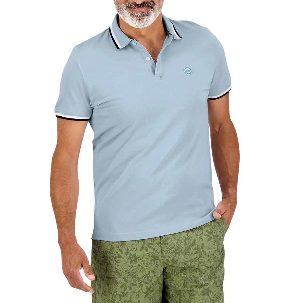 Поло с коротким рукавом Tbs Yvanepol, синий 
Поло с коротким рукавом Tbs Yvanepol, синий