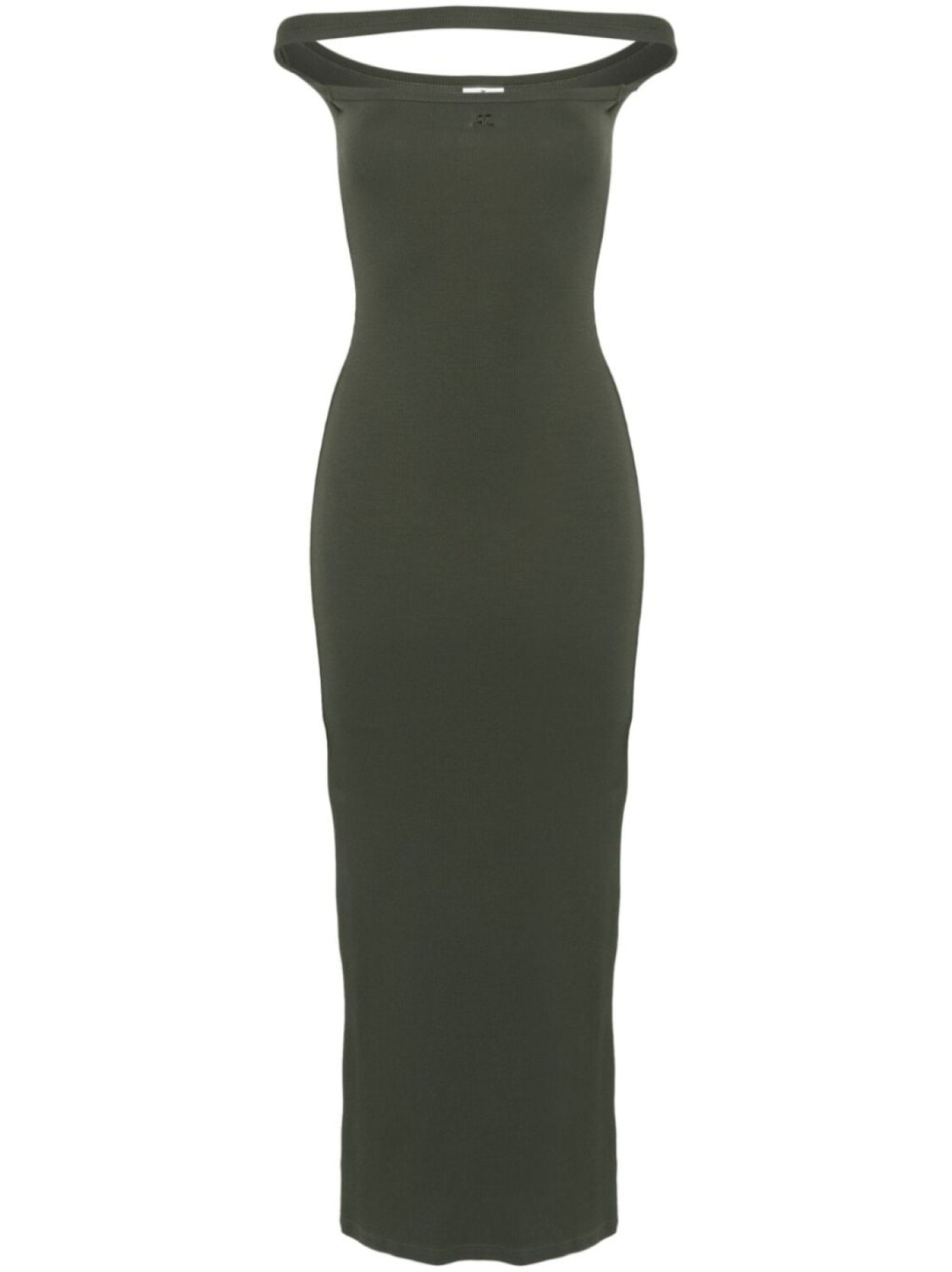 Платье макси с вырезом халтер Courrèges, зеленый
Платье макси с вырезом халтер Courrèges, зеленый