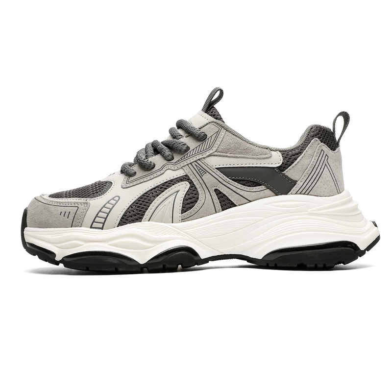 TELENT Дышащие износостойкие водонепроницаемые массивные кроссовки мужские низкие дымчато-серые, цвет Smoke Gray 
TELENT Дышащие износостойкие водонепроницаемые массивные кроссовки мужские низкие дымчато-серые, цвет Smoke Gray