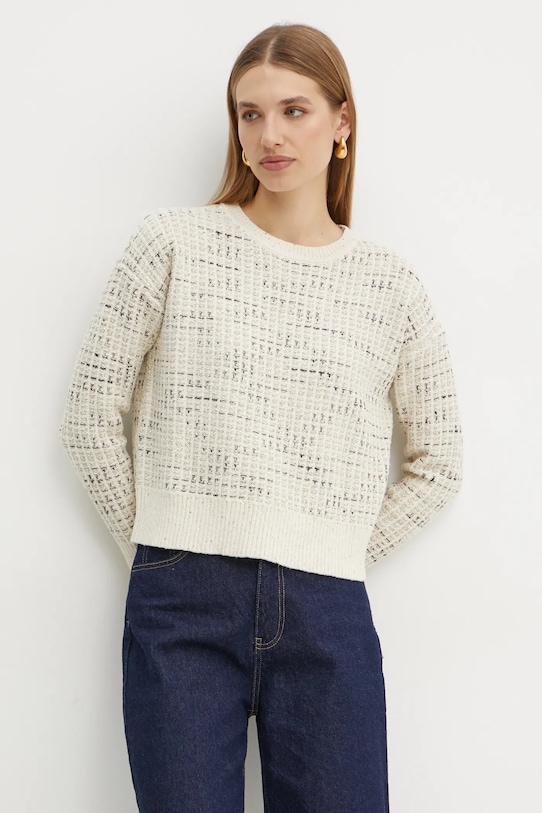 Свитер с добавлением шерсти Morgan, бежевый
Свитер с добавлением шерсти Morgan, бежевый