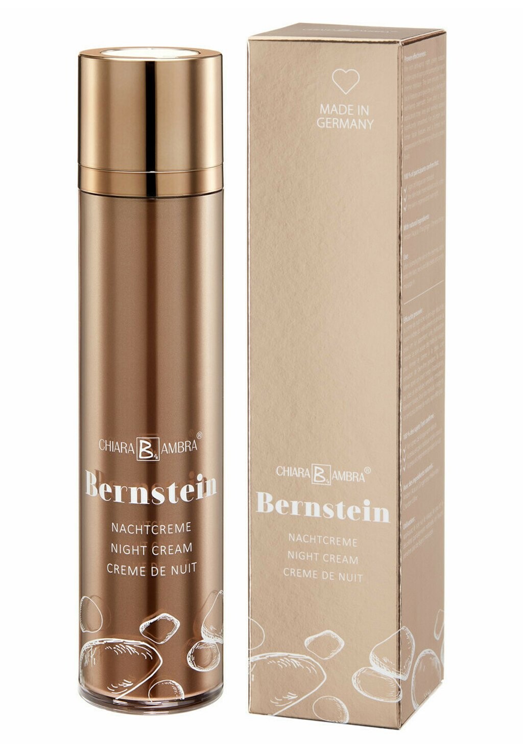 Ночной уход CHIARA AMBRA BERNSTEIN NACHTCREME, цвет kupfer 
Ночной уход CHIARA AMBRA BERNSTEIN NACHTCREME, цвет kupfer