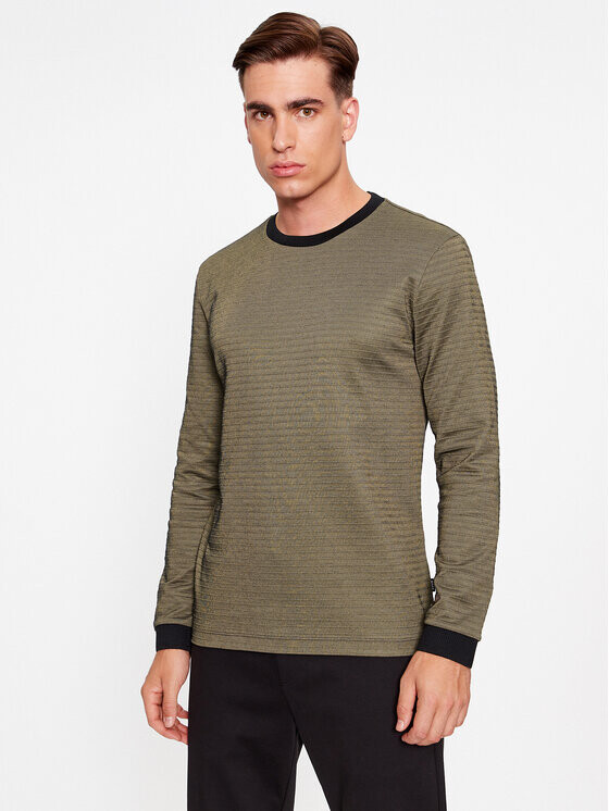 Классический крой с длинными рукавами Boss, зеленый
Классический крой с длинными рукавами Boss, зеленый