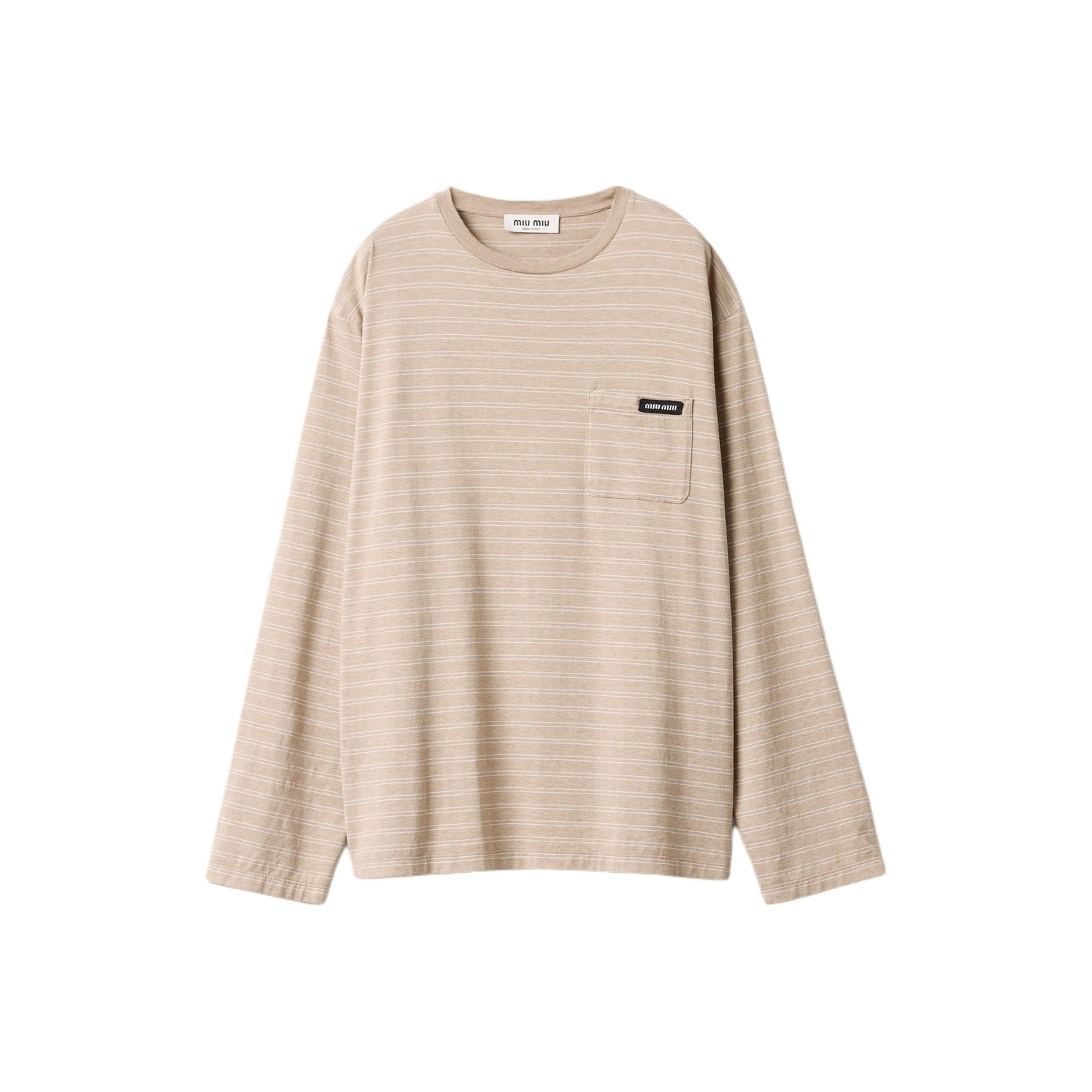 Футболка с рукавом дроп-шиoulder женская MIU MIU, коричневый
Футболка с рукавом дроп-шиoulder женская MIU MIU, коричневый