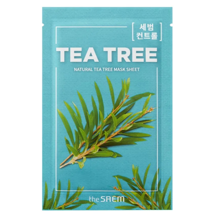 Тканевая маска с экстрактом чайного дерева natural tea tree mask sheet The Saem, количество 1 шт.
Тканевая маска с экстрактом чайного дерева natural tea tree mask sheet The Saem, количество 1 шт.
