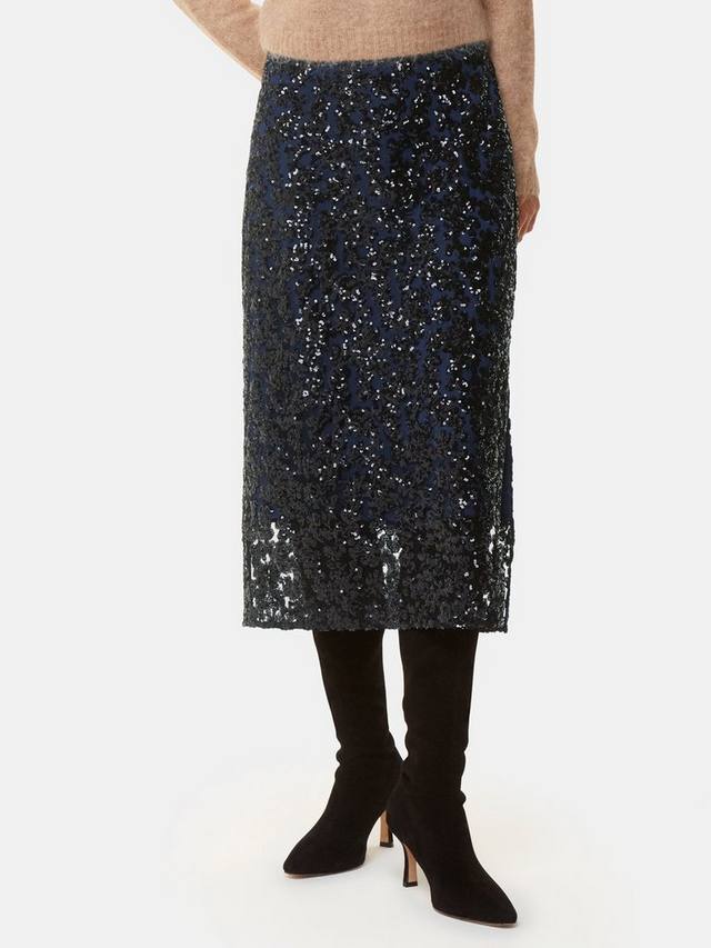 Фактурная миди-юбка с пайетками и цветочным принтом Whistles, Black/Multi
Фактурная миди-юбка с пайетками и цветочным принтом Whistles, Black/Multi