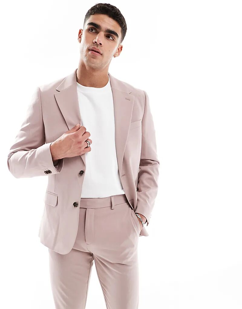 Узкий пиджак ASOS DESIGN, растягивающийся в четыре стороны, светло-коричневого цвета
Узкий пиджак ASOS DESIGN, растягивающийся в четыре стороны, светло-коричневого цвета