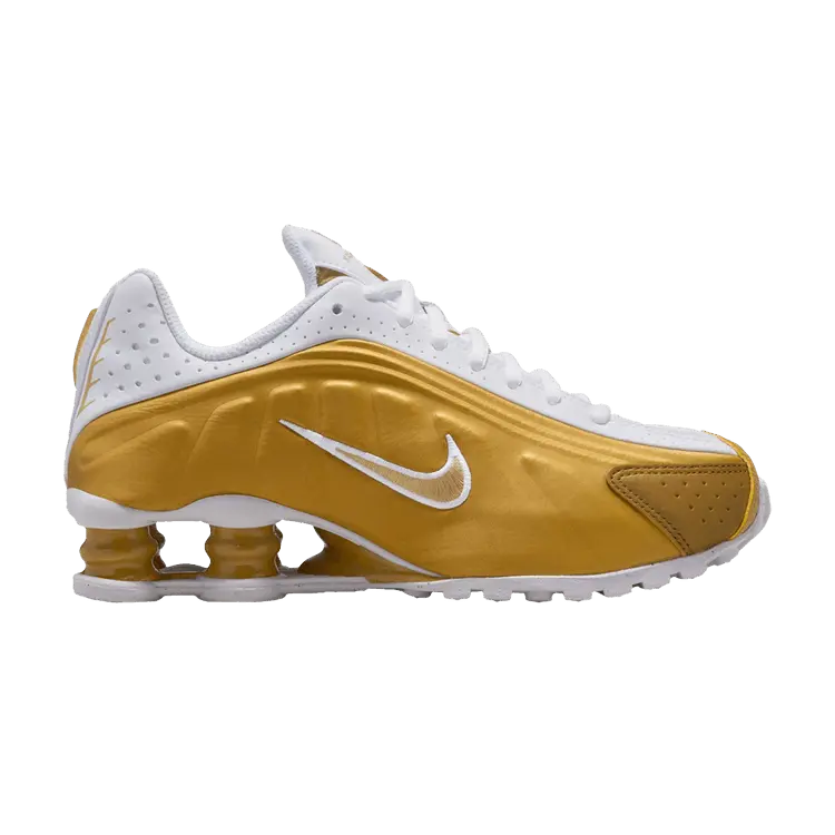 Кроссовки Nike Shox R4 GS 'Metallic Gold', золотой
Кроссовки Nike Shox R4 GS 'Metallic Gold', золотой
