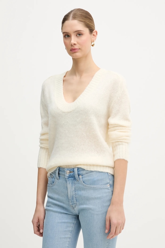 Мохеровый свитер United Colors of Benetton, бежевый
Мохеровый свитер United Colors of Benetton, бежевый