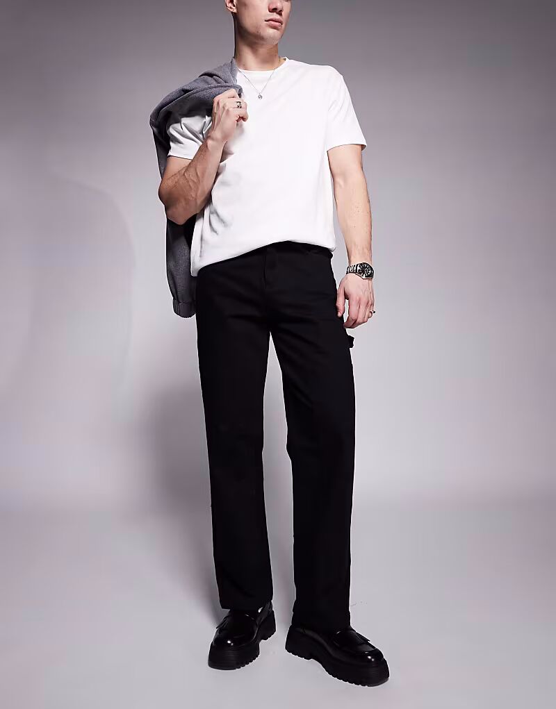 Джинсы плотника Sixth June черного цвета
Джинсы плотника Sixth June черного цвета