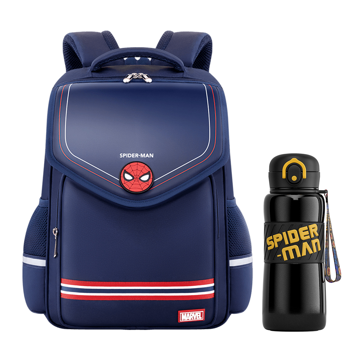 Disney Рюкзак Marvel из полиэстера и искусственной кожи большой мужской синий черный, Spider-Man+Insulated Cup
Disney Рюкзак Marvel из полиэстера и искусственной кожи большой мужской синий черный, Spider-Man+Insulated Cup
