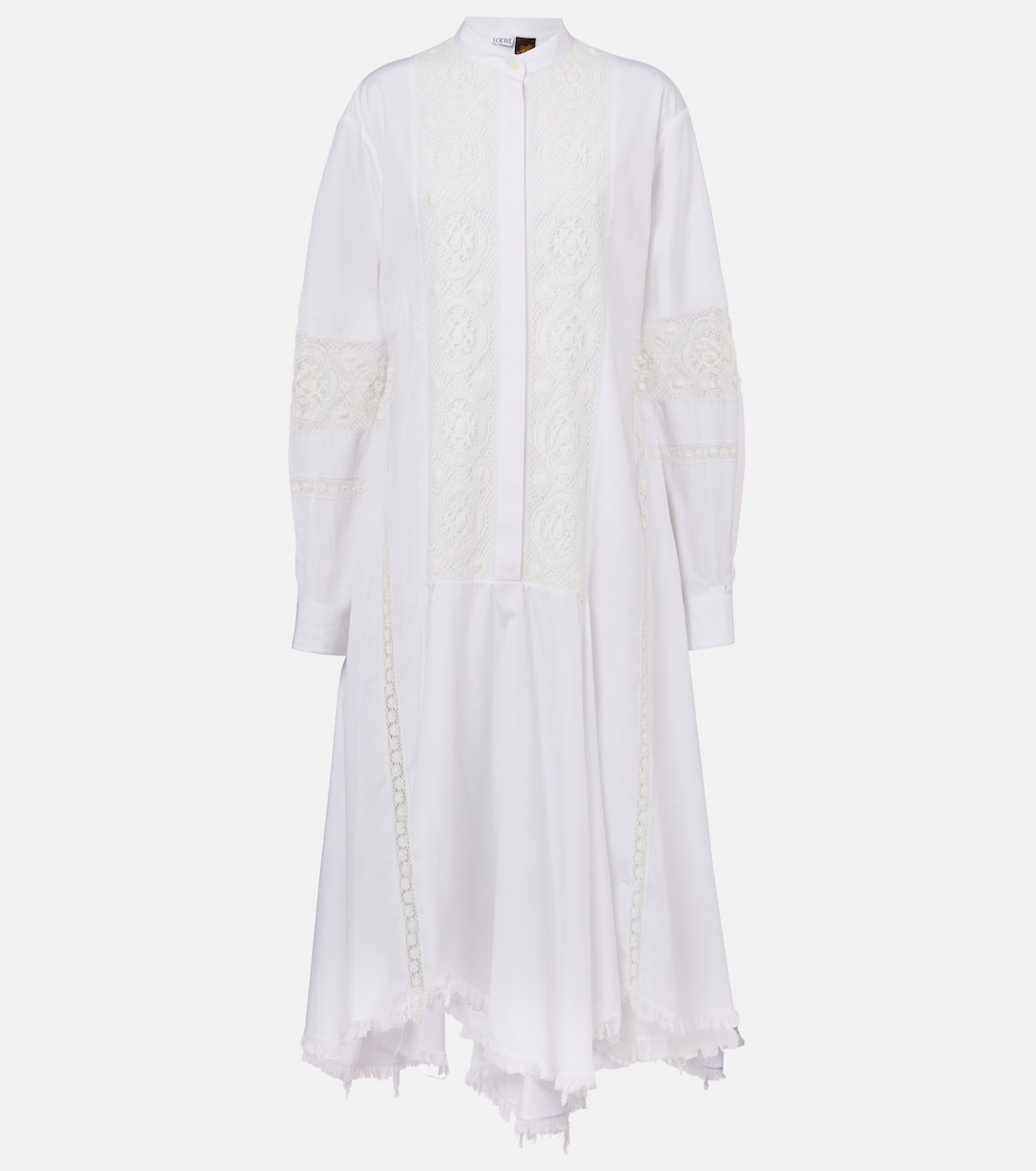 Платье-рубашка из хлопкового поплина Паулы Ibiza Loewe, белый 
Платье-рубашка из хлопкового поплина Паулы Ibiza Loewe, белый