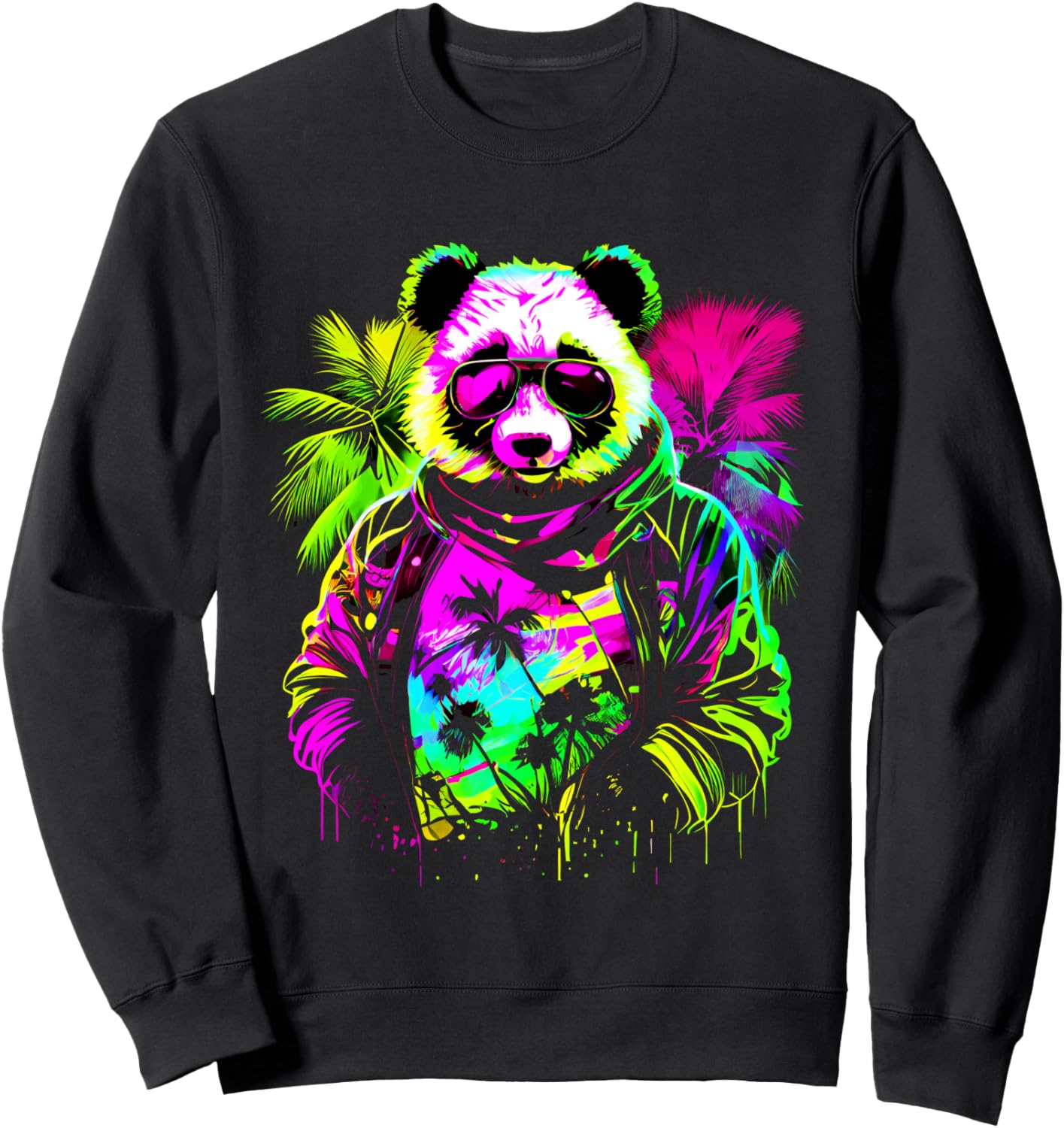 Толстовка с изображением тропической панды Tropical Vibes Cool Panda Graphic Art, черный
Толстовка с изображением тропической панды Tropical Vibes Cool Panda Graphic Art, черный