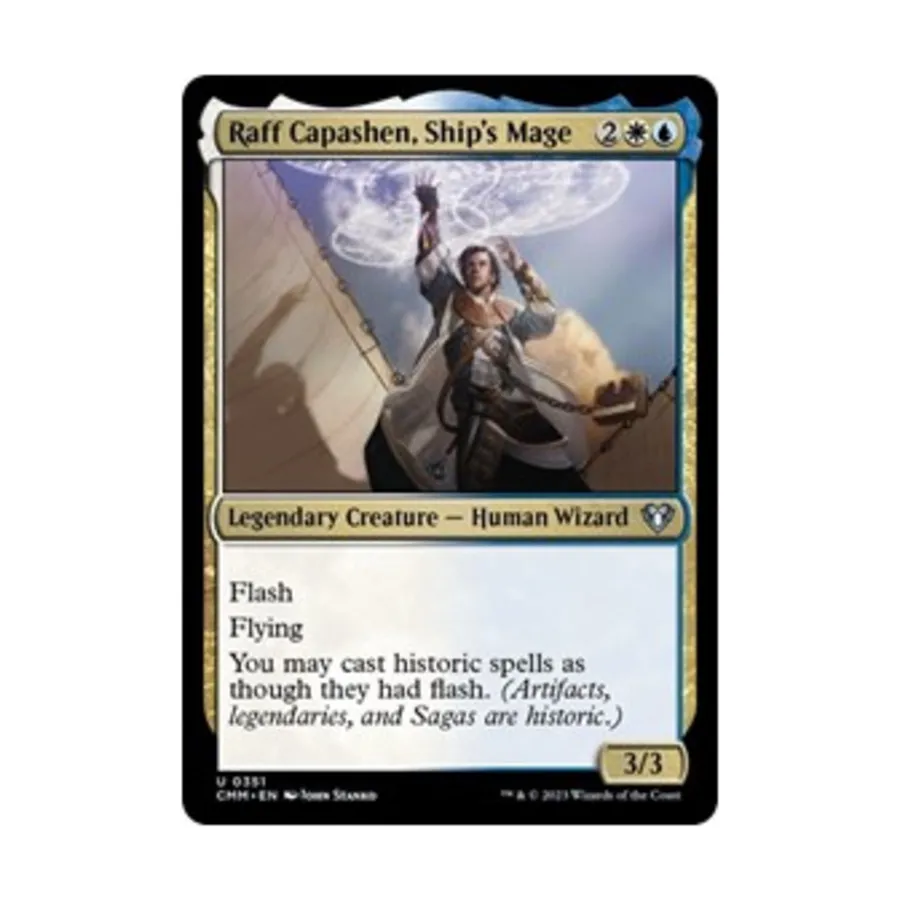 CCG Рафф Капашен, корабельный маг (U), MTG - Commander Masters
CCG Рафф Капашен, корабельный маг (U), MTG - Commander Masters