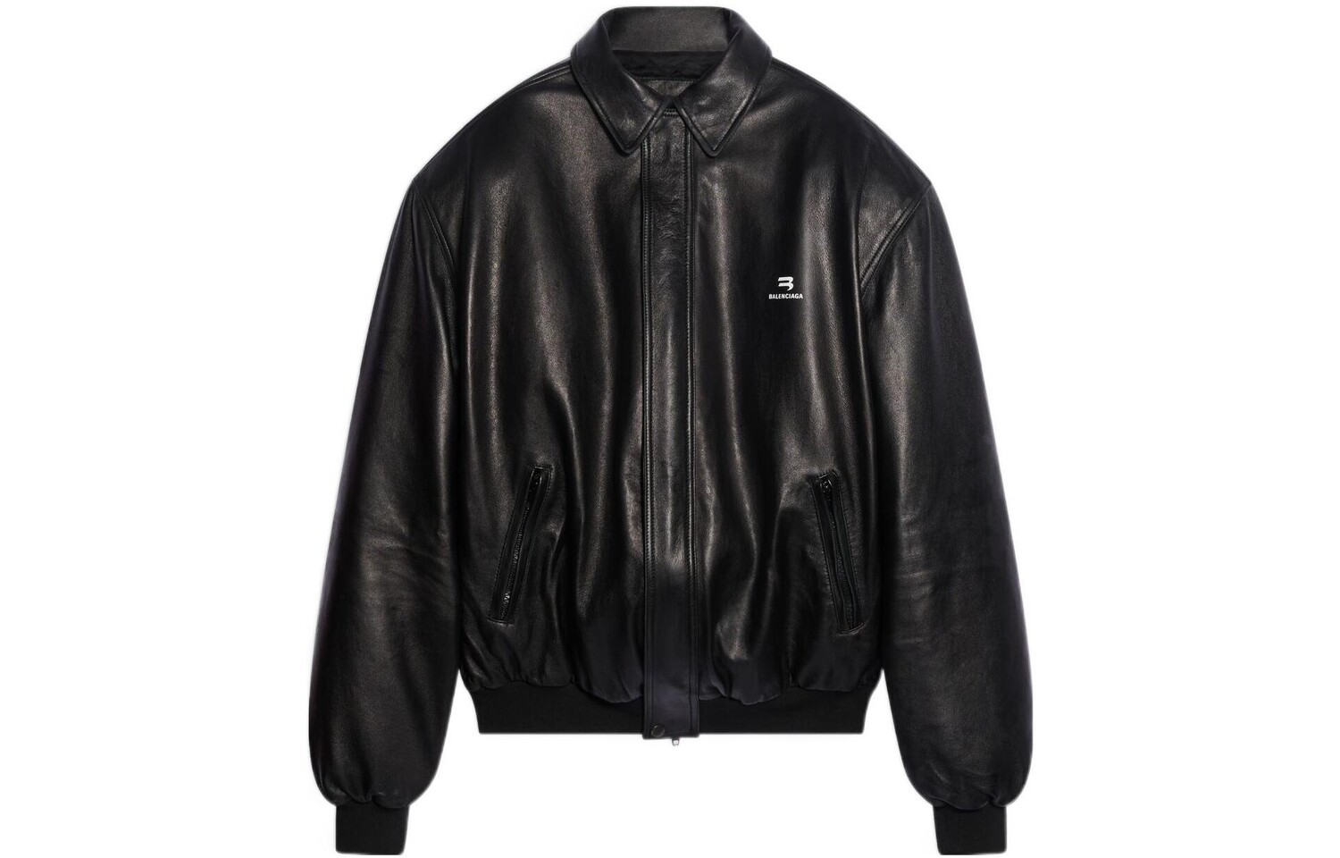 Мужская кожаная куртка Balenciaga, черный
Мужская кожаная куртка Balenciaga, черный