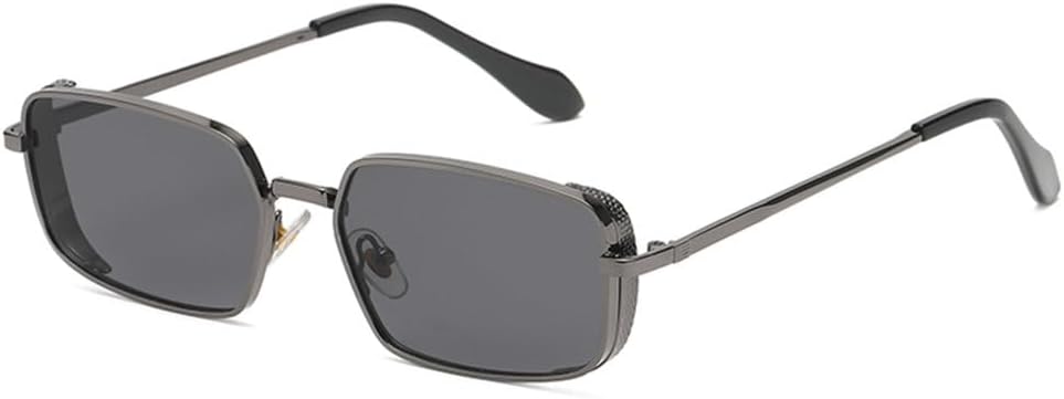 Популярные модные женские солнцезащитные очки маленького прямоугольного размера в винтажном панк-стиле, солнцезащитные очки с защитой от УФ-излучения UV400 generic, Gun Black
Популярные модные женские солнцезащитные очки маленького прямоугольного размера в винтажном панк-стиле, солнцезащитные очки с защитой от УФ-излучения UV400 generic, Gun Black