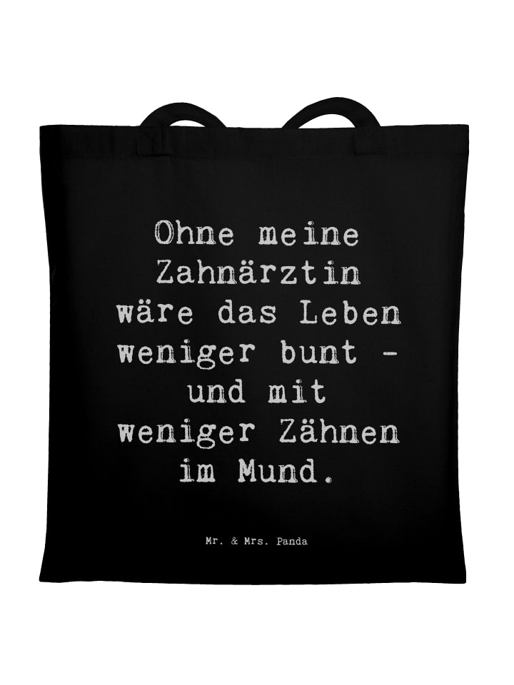 Сумка-шоппер с надписью Спасибо, стоматолог черного цвета Mr. & Mrs. Panda
Сумка-шоппер с надписью Спасибо, стоматолог черного цвета Mr. & Mrs. Panda