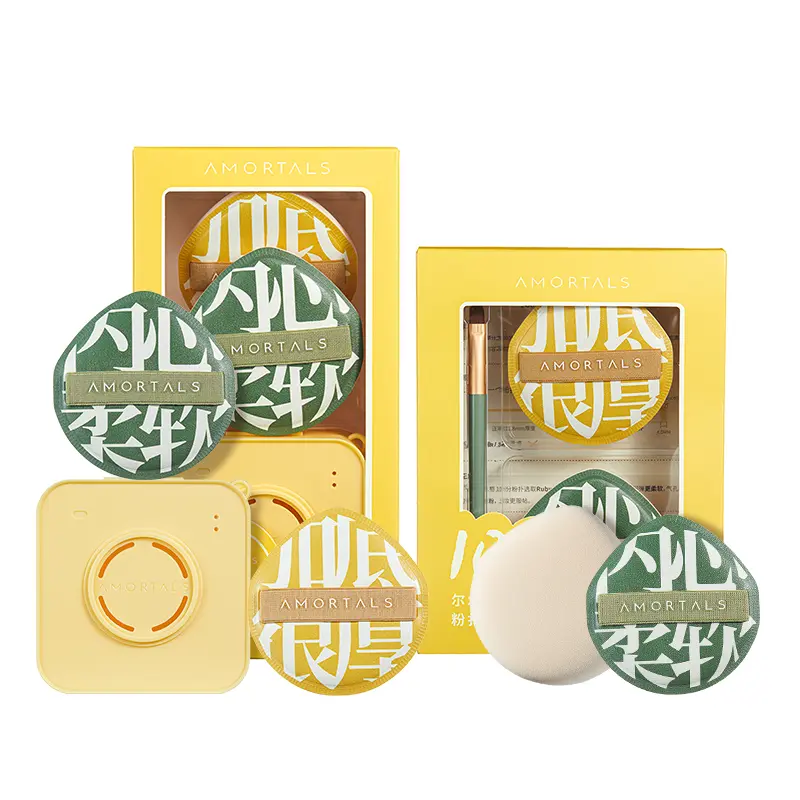 Makeup Tool Set Powder Puff Easy to Apply 100 Points Plus Puff + 100 Points Puff XL AMORTALS
Makeup Tool Set Powder Puff Easy to Apply 100 Points Plus Puff + 100 Points Puff XL AMORTALS