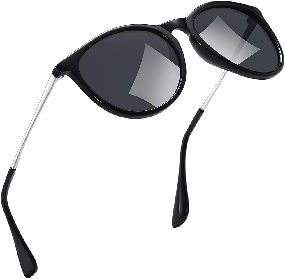 Поляризованные солнцезащитные очки CHBP для женщин и мужчин - модный винтажный классический ретро-стиль 2025 года с круглыми зеркальными линзами. Дизайнерский стиль, 1pack-black Frame Grey Lens
Поляризованные солнцезащитные очки CHBP для женщин и мужчин - модный винтажный классический ретро-стиль 2025 года с круглыми зеркальными линзами. Дизайнерский стиль, 1pack-black Frame Grey Lens